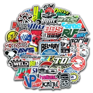 Custom Waterproof Adhesive Cartoon Sticker Packs in Packaging Box Die-Cut PVC Vinyl Stickers