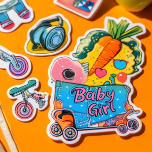 Custom Waterproof Adhesive Journal Stickers Kiss Cut Sticker Sheet Printing
