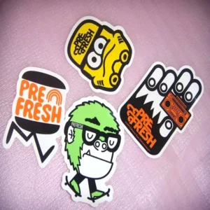 Custom Waterproof Adhesive PVC Label Stickers