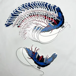 Custom Waterproof Adhesive PVC Vinyl Die-Cut Kids Cartoon Logo Stickers