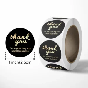 Custom Waterproof Adhesive Paper Stickers UV-Resistant Durable Glossy Personalized Holographic Effect Four-Color Printing