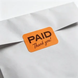 Custom Waterproof Adhesive Sticker Roll for Commercial Food Packaging with Logo