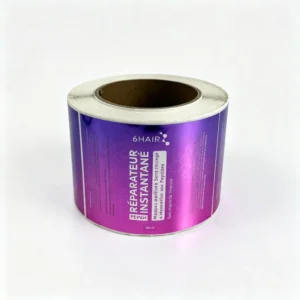 Custom Waterproof Adhesive Vinyl Jar Stickers for Shampoo, Conditioner, Hair Masks, and Perfume