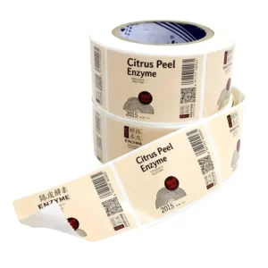Custom Waterproof Adhesive Vinyl Round Stickers for Packaging