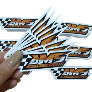Custom Waterproof Adhesive Vinyl Sticker with UV Varnishing