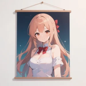 Custom Waterproof Anime Art Wall Scroll Poster for Activities