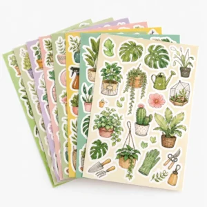 Custom Waterproof Cartoon Business Logo Stickers Strong-Adhesive Die-Cut Vinyl Labels Kiss-Cut