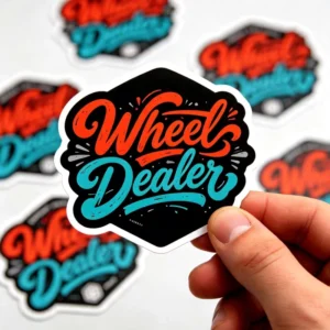 Custom Waterproof Die-Cut Vinyl Logo Stickers