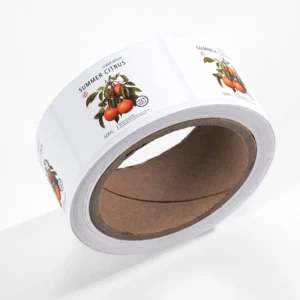 Custom Waterproof Durable Adhesive Vinyl Sticker Roll with Logo Printing for Mobile Phones, Laptops, and Electrical Products