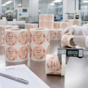 Custom Waterproof Eco-Friendly Biodegradable Vinyl Logo Self-Adhesive Paper Packaging Round Labels