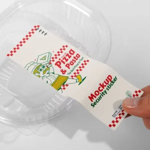Custom Waterproof Food-Grade Adhesive Labels for Grocery Packaging, Oil-Proof, Durable