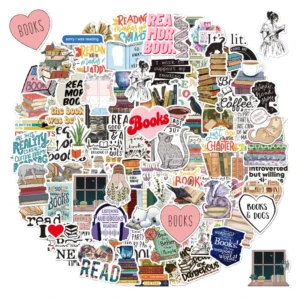 Custom Waterproof Glossy Vinyl Adhesive Die-Cut Cartoon Stickers for Craft Projects