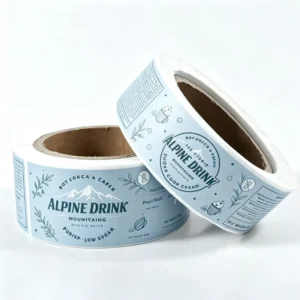 Custom Waterproof Labels for Food Alcohol Beverage Enterprise and Cosmetic Packaging