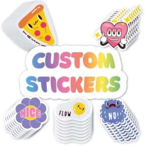 Custom Waterproof Logo Stickers for Personal and Business Labels