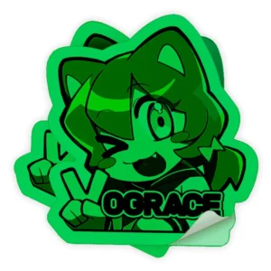 Custom Waterproof Luminescent Glow-in-the-Dark Stickers for Laptop Skateboard Decoration