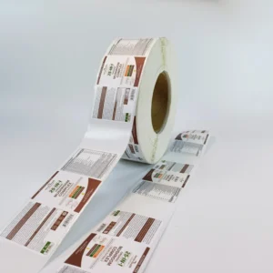 Custom Waterproof Paper Bottle Labels with Logo for Cosmetics and Supplement Bottles