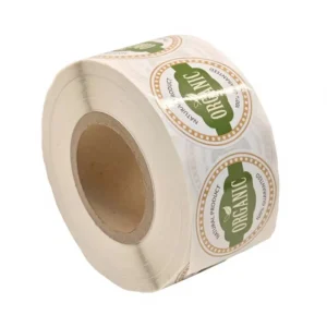 Custom Waterproof Permanent Vinyl Adhesive Labels for Fresh Juice, Fruit and Vegetable Food Packaging