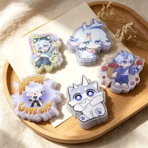 Custom Waterproof Personalized Vinyl Die-Cut Anime Phone Stickers