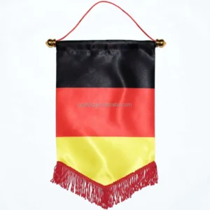 Custom Waterproof Portable Polyester Felt Rectangle Pennant Banner for Sports Events