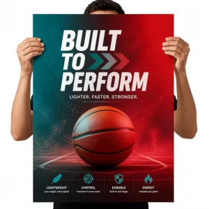 Custom Waterproof Poster Printing Outdoor Promotion