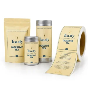 Custom Waterproof Printed Condiment and Seasoning Bottle Labels