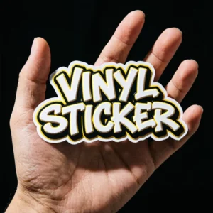Custom Waterproof Round Vinyl Die-Cut Logo Stickers