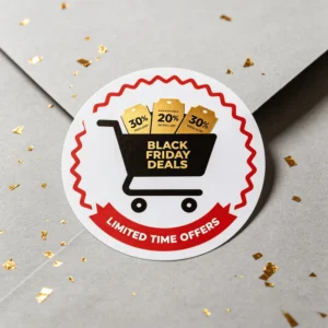 Custom Waterproof Scratch Off UV Resistant Stickers with Glossy Finish