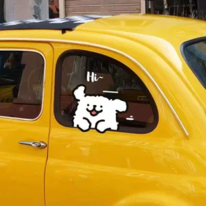 Custom Waterproof Self-Adhesive Car Window Holographic Transfer Vinyl Die-Cut Logos Letters Laser Windshield Stickers Decoration