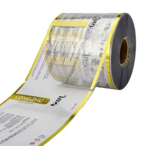 Custom Waterproof Self-Adhesive Packaging Label Roll PVC Labels for Medical Bottles