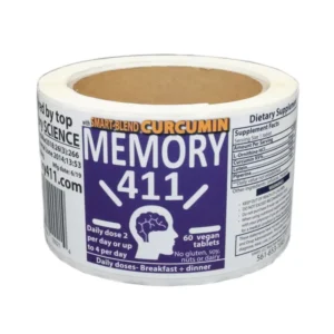 Custom Waterproof Self-Adhesive Synthetic Paper Labels for Frozen Food Ice Cream Pet Food Snacks and Sandwiches