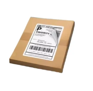 Custom Waterproof Self-Adhesive Tag Sticker Writable Shipping Box Labels Colorful Border for Promotions Supermarket Groceries