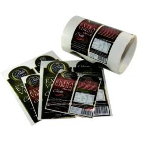 Custom Waterproof Self-Adhesive Vinyl Label Roll for Cosmetic Shampoo and Detergent Packaging