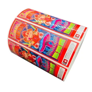 Custom Waterproof Self-Adhesive Vinyl Logo Label Sticker Roll for Packaging