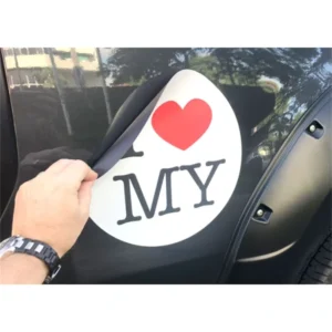 Custom Waterproof Student New Driver Bumper Soft Magnet Warning Decals Car Reflective Vinyl Wrap Magnetic Car Stickers