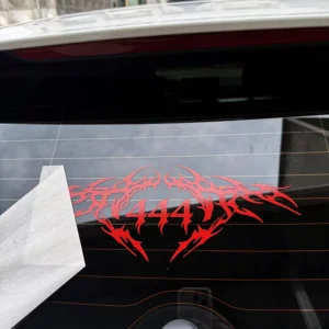Custom Waterproof UV Resist Car Decal Car Lettering Stickers Vinyl Transfer Car Windshield Window Stickers