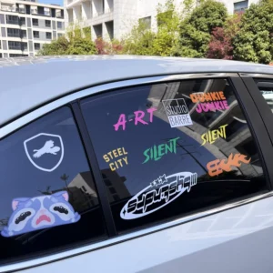 Custom Waterproof UV Resist Car Decal Car Lettering Stickers Vinyl Transfer Car Windshield Window Stickers