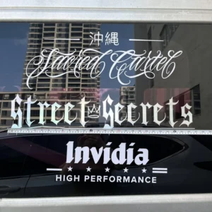 Custom Waterproof UV Resist Car Decal Car Lettering Stickers Vinyl Transfer Car Windshield Window Stickers
