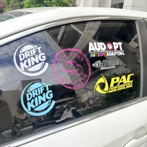 Custom Waterproof UV Resist Car Decal Car Lettering Stickers Vinyl Transfer Car Windshield Window Stickers