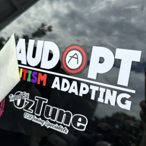 Custom Waterproof UV Resistant Business Logo Vinyl Stickers Durable UV Transfer Car Window Decals
