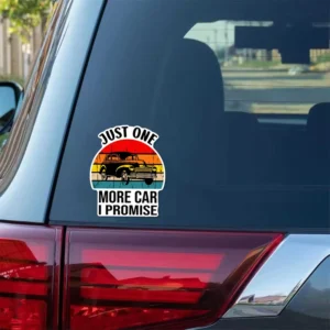 Custom Waterproof UV-Resistant Vinyl Bumper Stickers for Cars and Trucks, Die-Cut Window Decals