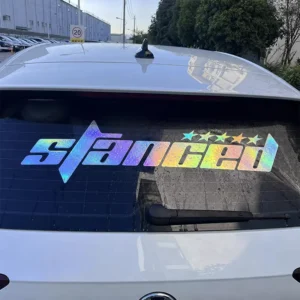 Custom Waterproof UV-Resistant Vinyl Car Decal Lettering Sticker