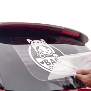 Custom Waterproof UV Transfer Bumper Car Decals Stickers Vinyl Out Decoration 3D Label