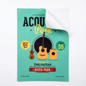 Custom Waterproof Vinyl Advertising Decal Poster A1 A2 Large Format for Mall Decoration