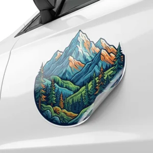 Custom Waterproof Vinyl Car Stickers for Window, Side, and Body Sports Style