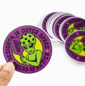 Custom Waterproof Vinyl Die-Cut Adhesive Logo Label Stickers