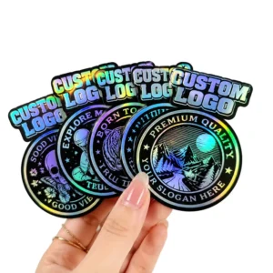 Custom Waterproof Vinyl Holographic Die-Cut Sticker Pack