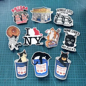 Custom Waterproof Vinyl Logo Die-Cut Stickers Laptop Scratch-Off Stickers QR Code Self-Adhesive Business Stickers