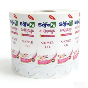 Custom Waterproof Vinyl Self-Adhesive Labels for Plastic Bottles and Liquid Packaging
