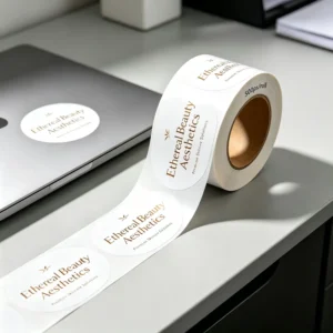 Custom Waterproof Vinyl Self-Adhesive Roll Labels for Cosmetic Products
