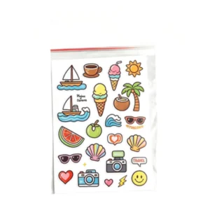Custom Waterproof Vinyl Sticker Decals Self Adhesive Decorative Stickers for Home Stationery Luggage DIY